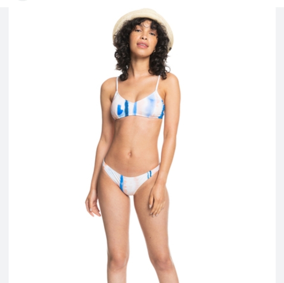 QUIKSILVER NEW Classic Cheeky Bikini Bottoms Marlin Tie-Dye Stripe - Picture 4 of 11